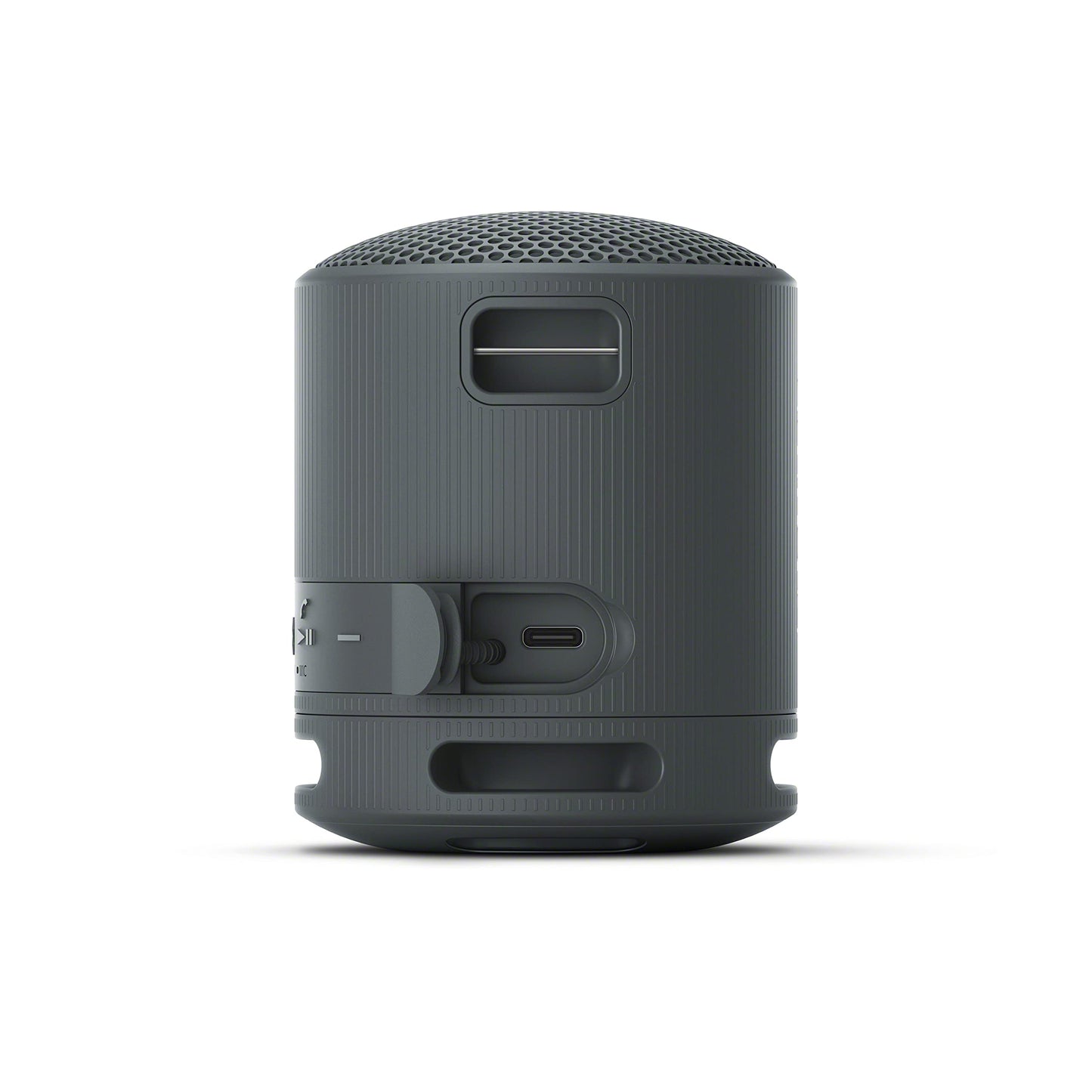 Sony SRS-XB100 Wireless Bluetooth Portable Lightweight Super-Compact Travel Speaker, Extra-Durable IP67 Waterproof & Dustproof, 16 Hour Battery, Versatile Strap, and Hands-Free Calling, Grey New