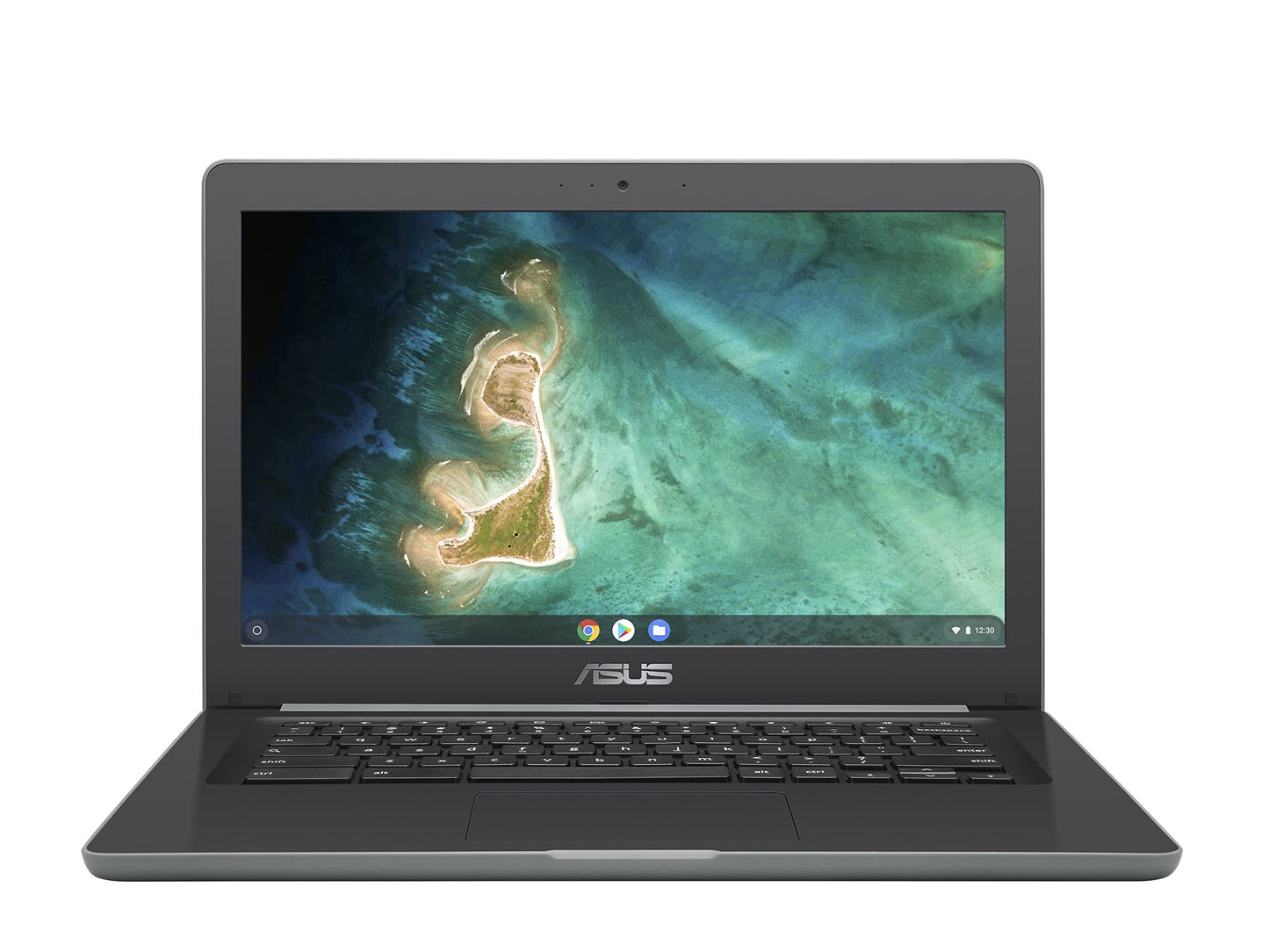 ASUS Chromebook CX1 Laptop, 15.6" Full HD NanoEdge Display, Intel Celeron N4500 Processor, 64GB eMMC Storage, 4GB RAM, Wi-Fi 6 ChromeOS, CX1500CKA-DH03-CB