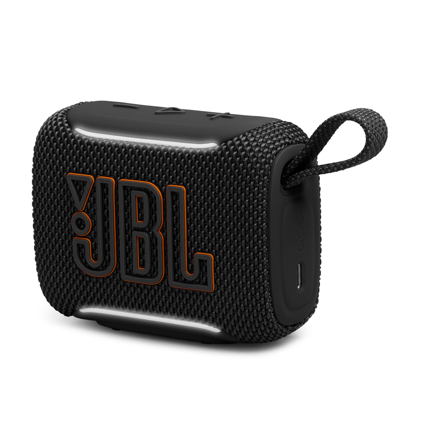 JBL Go 5 - Ultra-Portable Waterproof & Drop-Proof Speaker with JBL Legendary Sound & Ambient Edge Lighting, AirTouch Instant Stereo Pairing or Link Multiple Compatible Speakers via Auracast™ (Pink)