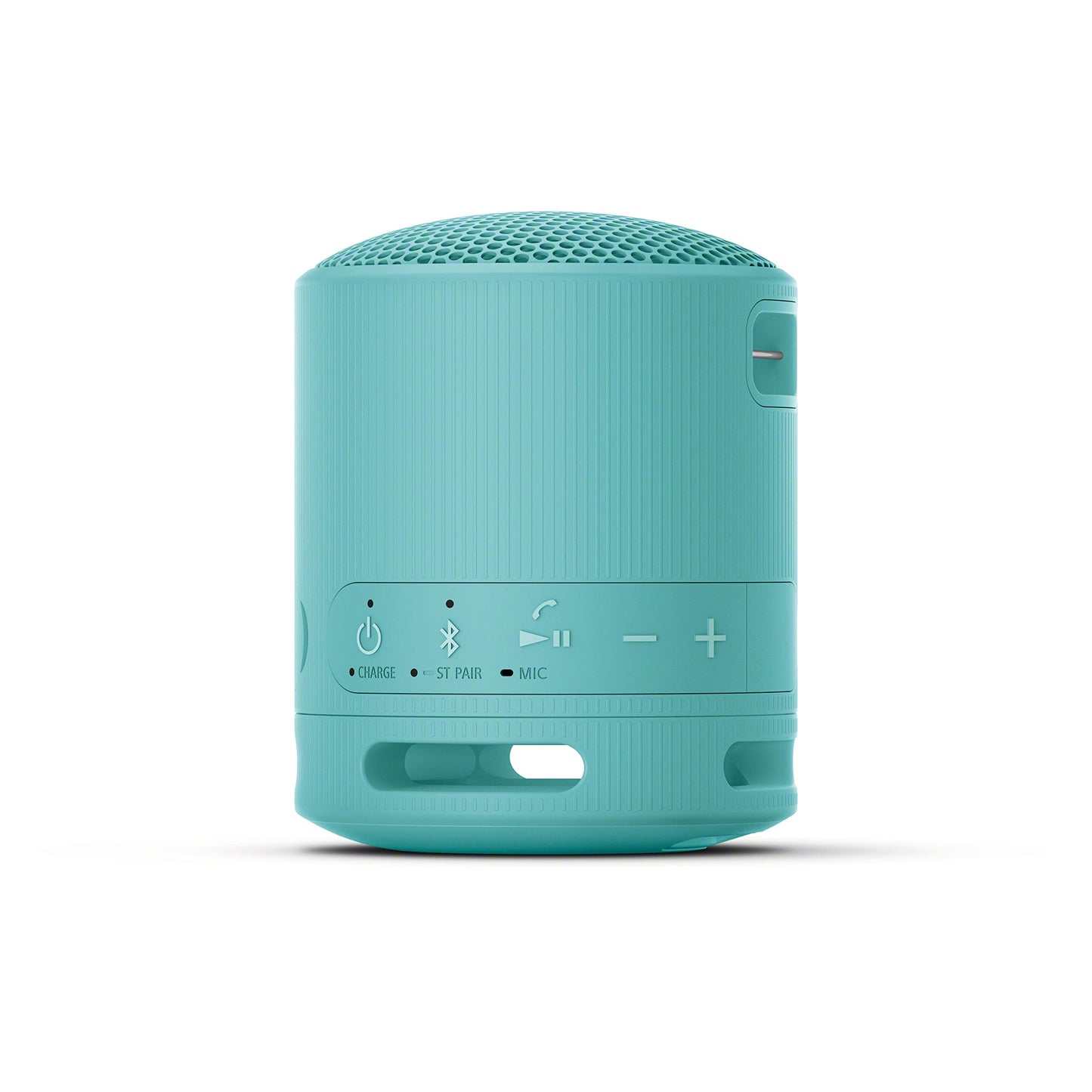 Sony SRS-XB100 Wireless Bluetooth Portable Lightweight Super-Compact Travel Speaker, Extra-Durable IP67 Waterproof & Dustproof, 16 Hour Battery, Versatile Strap, and Hands-Free Calling, Grey New