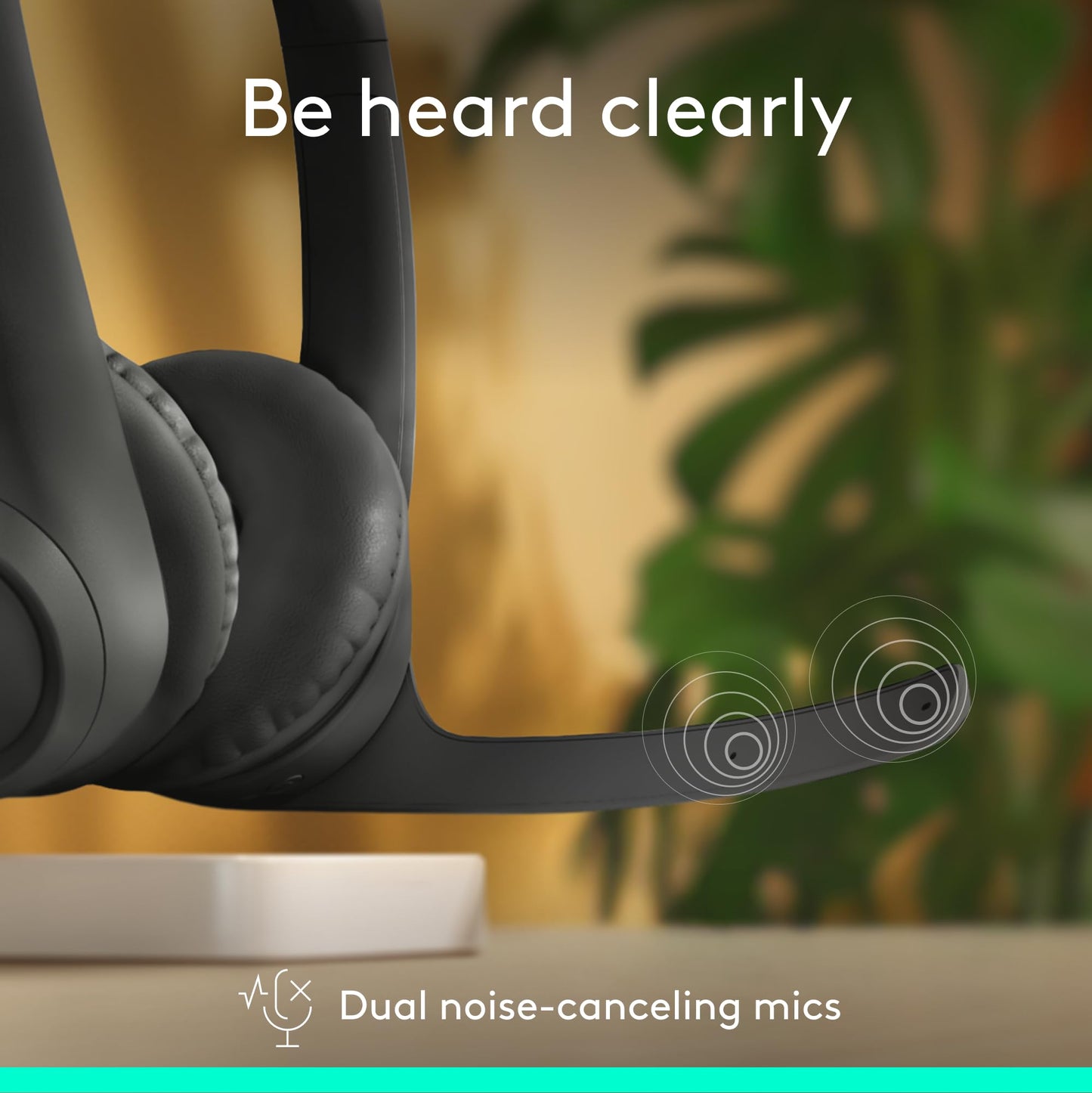 Logitech H390 Wired Headset for PC/Laptop, Stereo Headphones with Noise Cancelling Microphone, USB-A, in-Line Controls, Works with Chromebook - Rose, 1 Pack