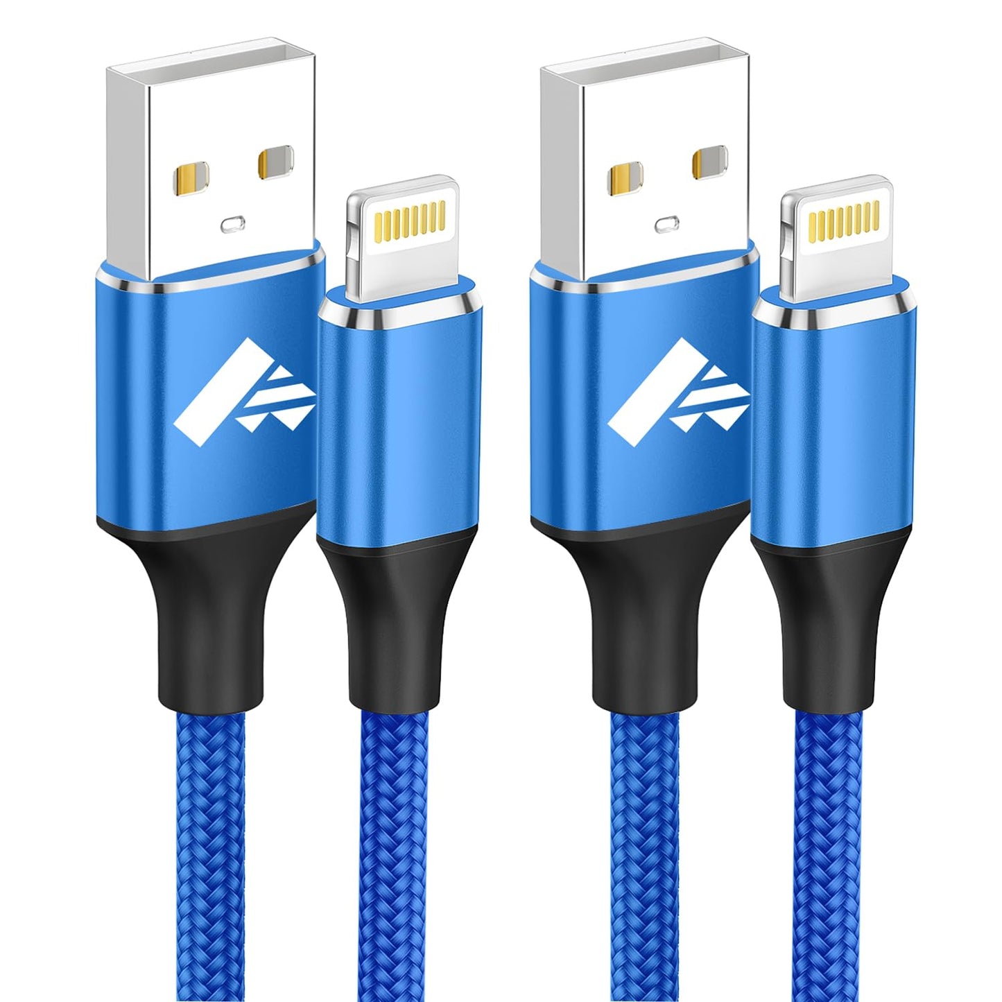 iPhone Charger [Apple MFi Certified] 6FT USB Charger Cable Fast Charging USB to Lightning Cable Braided Cord Compatible with iPhone 14 13 12 11 Pro Max XR XS X 8 7 6 Plus SE, iPad