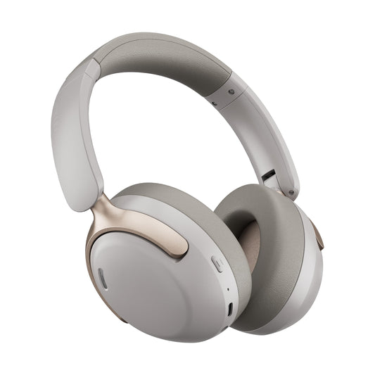 LORELEI QC30 Hybrid Active Noise Cancelling Headphones, 60H Playtime, Built-in Mic, Wireless Over Ear Headsets with Case,Bluetooth 5.4,Deep Bass Comfort Fit Soft-Earpads Fast Charging -Space Black