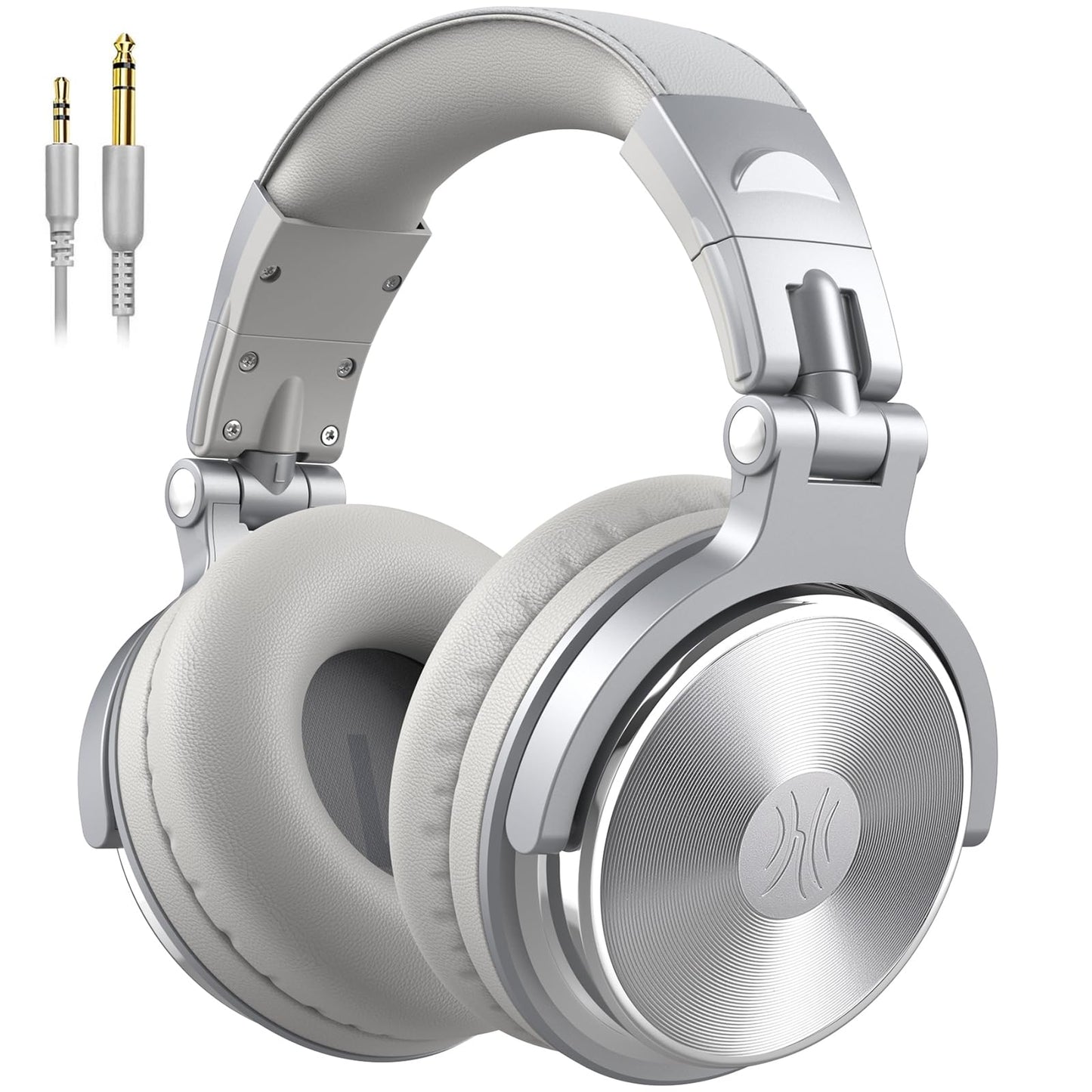 OneOdio Pro-10 Over-Ear Wired Headphones for School, Studio Monitor & Mixing, DJ Stereo Headsets, 50mm Neodymium Drivers, In-Line Mic, 3.5mm/6.35mm Jack for AMP, Computer, Recording, Phone, Piano, Guitar