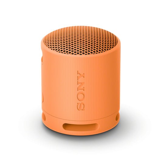 Sony SRS-XB100 Wireless Bluetooth Portable Lightweight Super-Compact Travel Speaker, Extra-Durable IP67 Waterproof & Dustproof, 16 Hour Battery, Versatile Strap, and Hands-Free Calling, Grey New