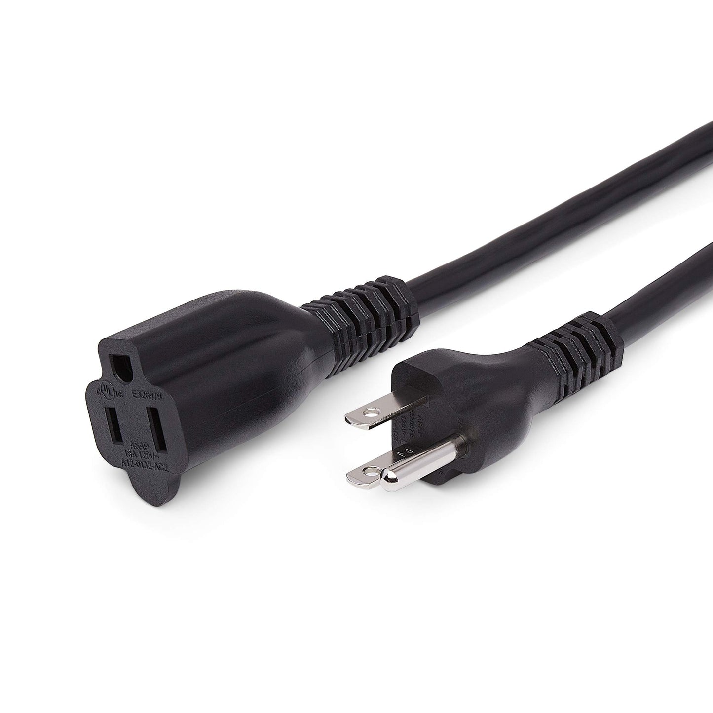 Amazon Basics 6-Foot Extension Cord - 13 Amps, 125V - Black