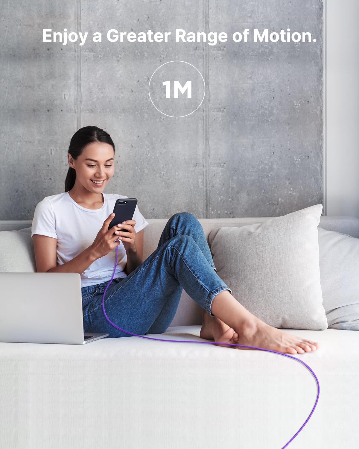 iPhone Charger [Apple MFi Certified] 6FT USB Charger Cable Fast Charging USB to Lightning Cable Braided Cord Compatible with iPhone 14 13 12 11 Pro Max XR XS X 8 7 6 Plus SE, iPad