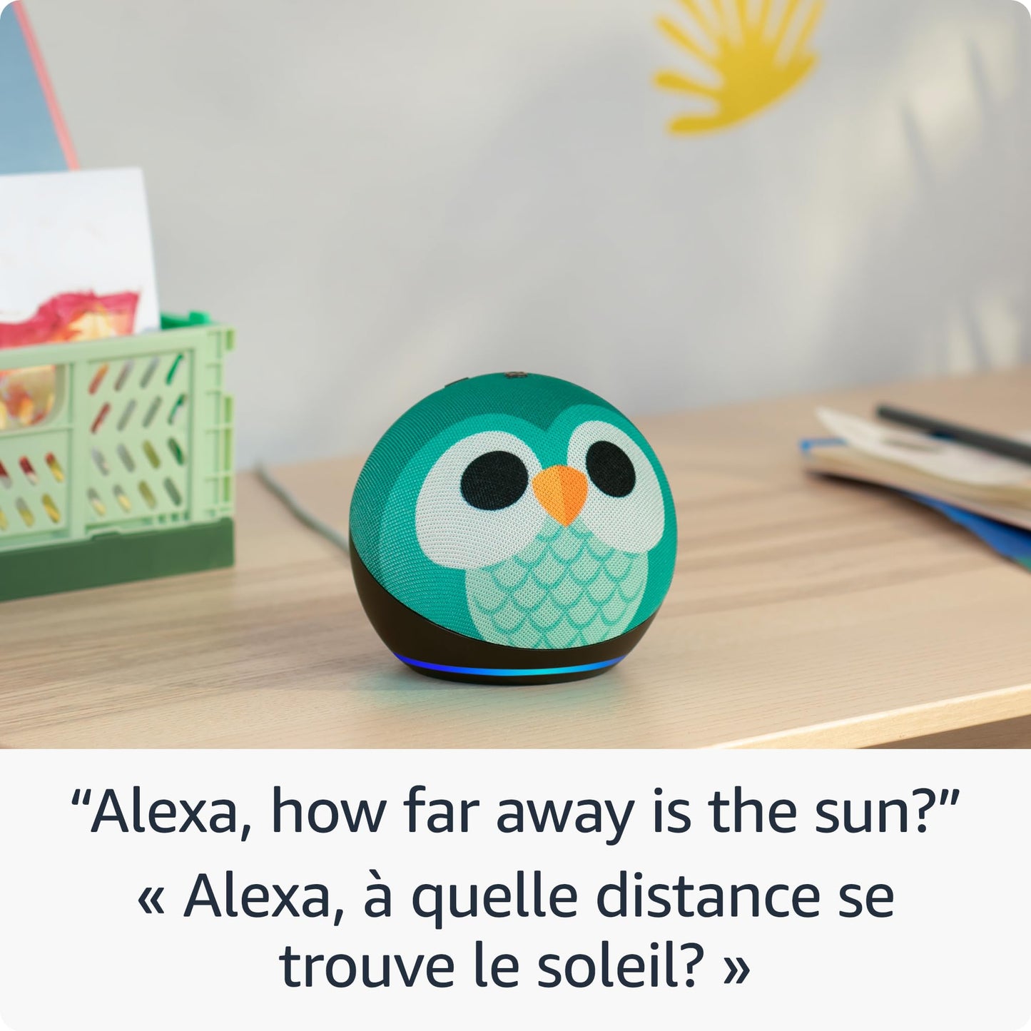 Amazon Echo Dot Kids (newest model), Designed for kids, with parental controls, Designed for Alexa+, Owl