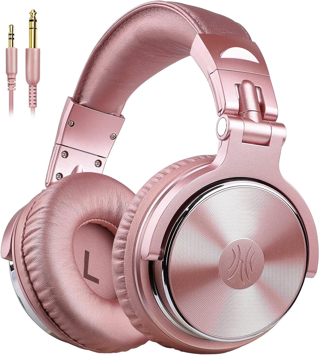 OneOdio Pro-10 Over-Ear Wired Headphones for School, Studio Monitor & Mixing, DJ Stereo Headsets, 50mm Neodymium Drivers, In-Line Mic, 3.5mm/6.35mm Jack for AMP, Computer, Recording, Phone, Piano, Guitar