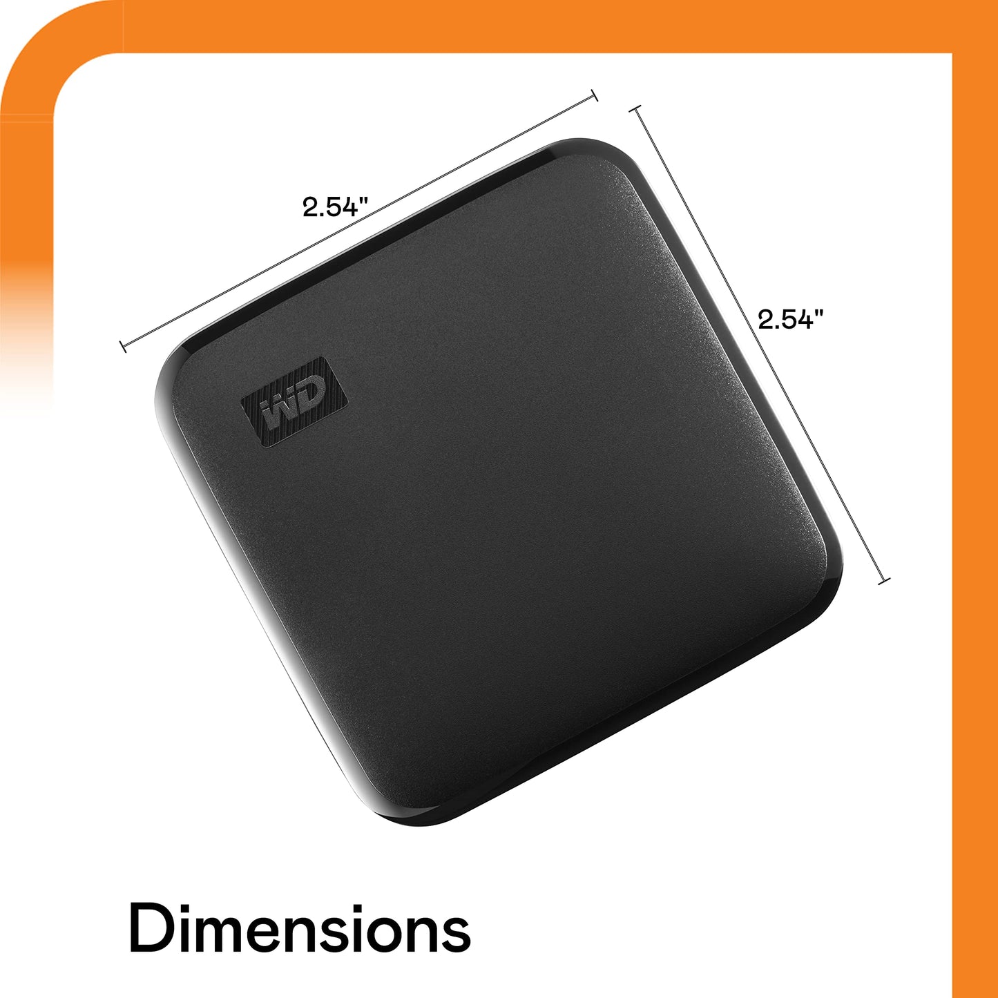 Western Digital 5TB Elements Portable External Hard Drive, USB 3.0 - Western DigitalBU6Y0050BBK-WESN,Black