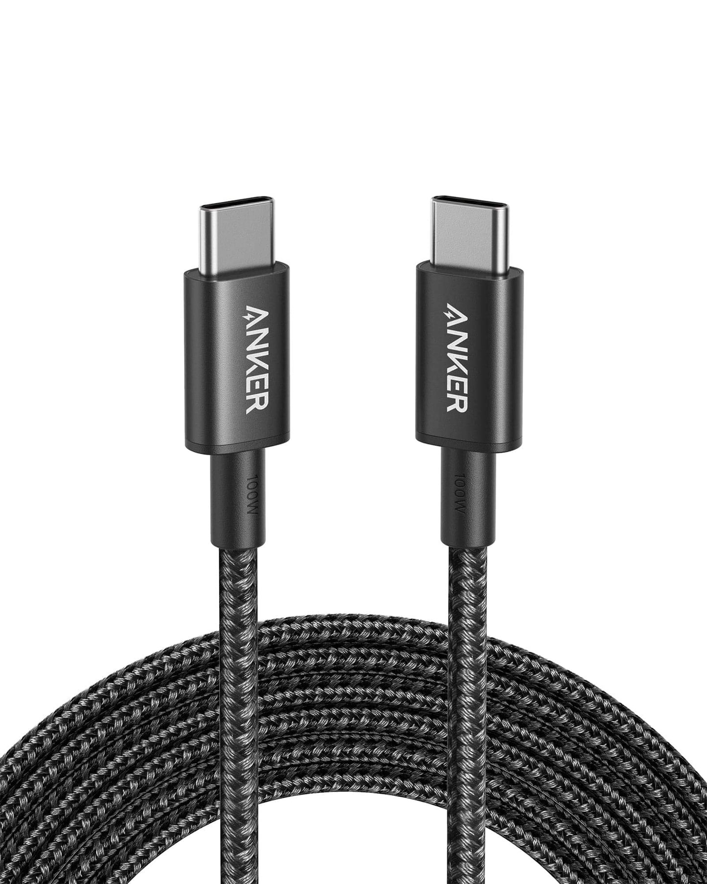 Anker USB C to USB C Cable (6FT, 2Pack), 100W USB C Charger Cord Fast Charging for iPhone 17/16 Series,MacBook Pro 2020,Pixel and More