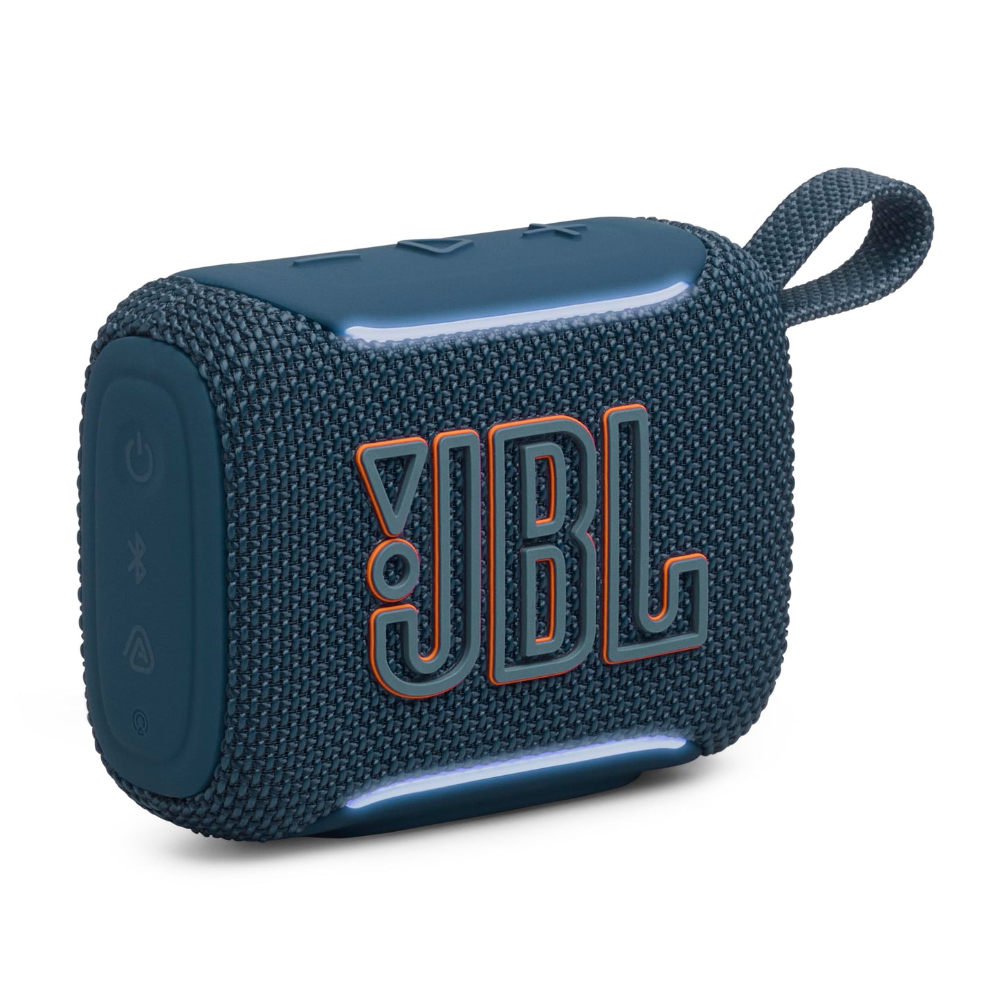 JBL Go 5 - Ultra-Portable Waterproof & Drop-Proof Speaker with JBL Legendary Sound & Ambient Edge Lighting, AirTouch Instant Stereo Pairing or Link Multiple Compatible Speakers via Auracast™ (Pink)