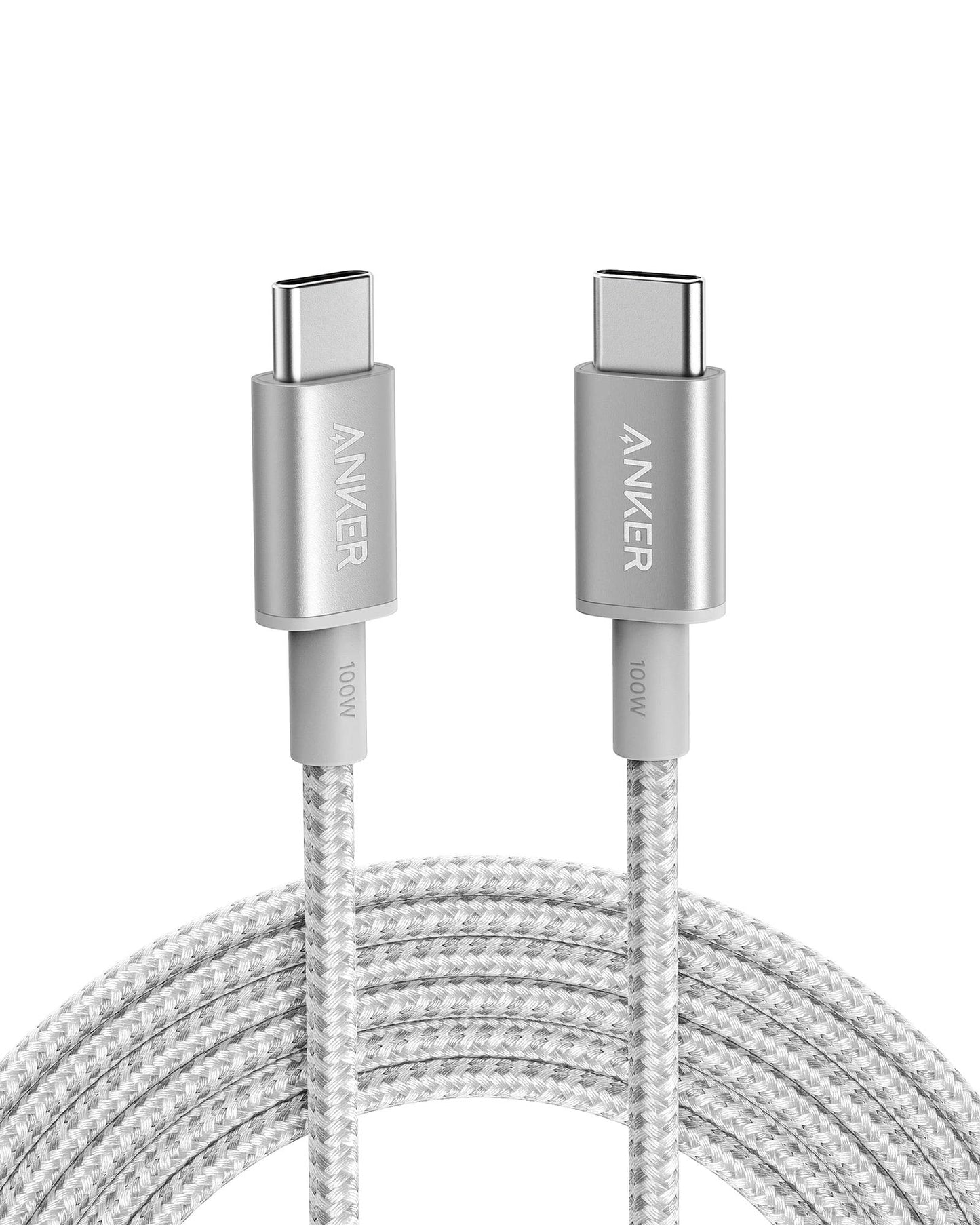 Anker USB C to USB C Cable (6FT, 2Pack), 100W USB C Charger Cord Fast Charging for iPhone 17/16 Series,MacBook Pro 2020,Pixel and More