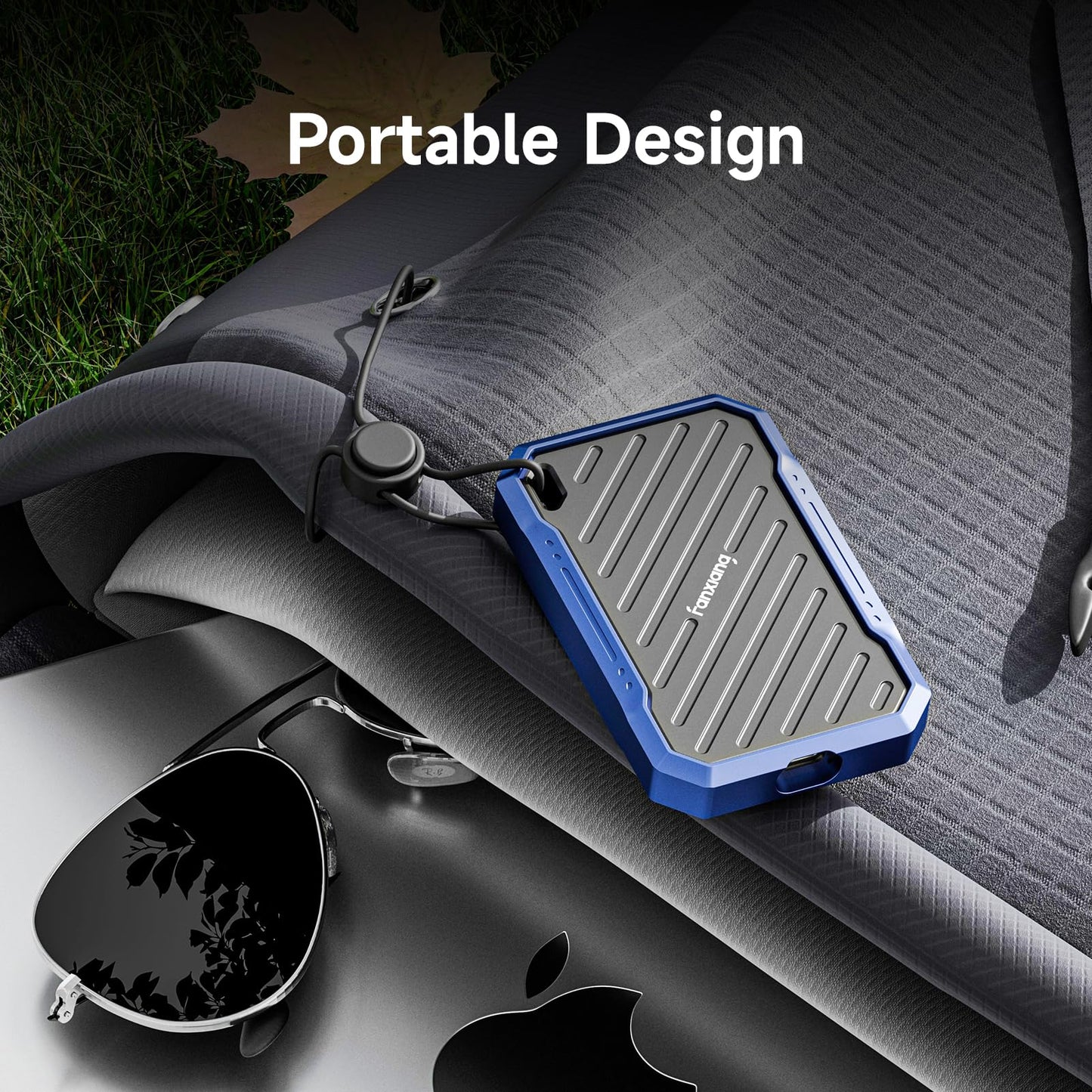 fanxiang 2TB Extreme Portable SSD, Up to 2000MB/s USB 3.2 Gen2, IP68 Water and Dust Resistance, External Solid State Drive Reliable Storage for Professionals, Creatives, and Engineers