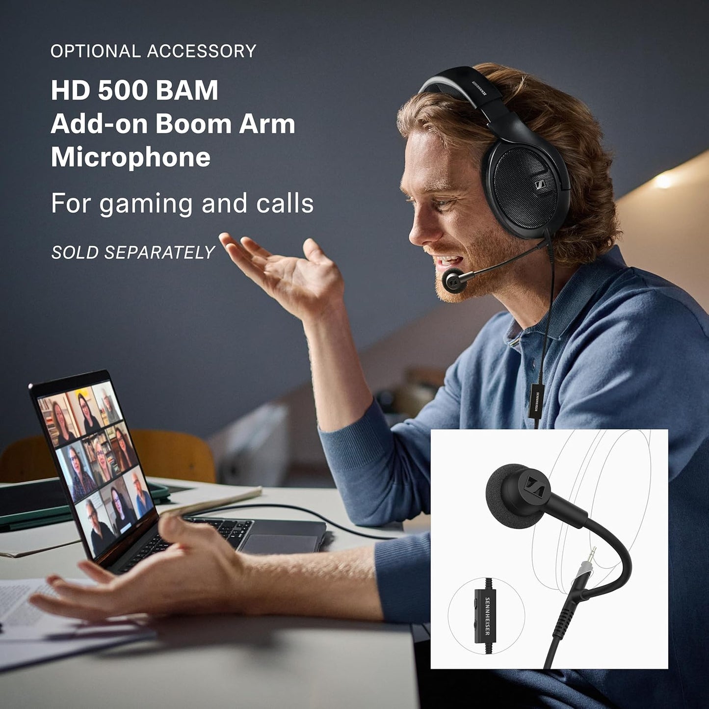 Sennheiser HD 560S - Wired Over-The-Ear Audiophile Headphones, Neutral Frequency Response, Open-Back, Detachable Cable, Black