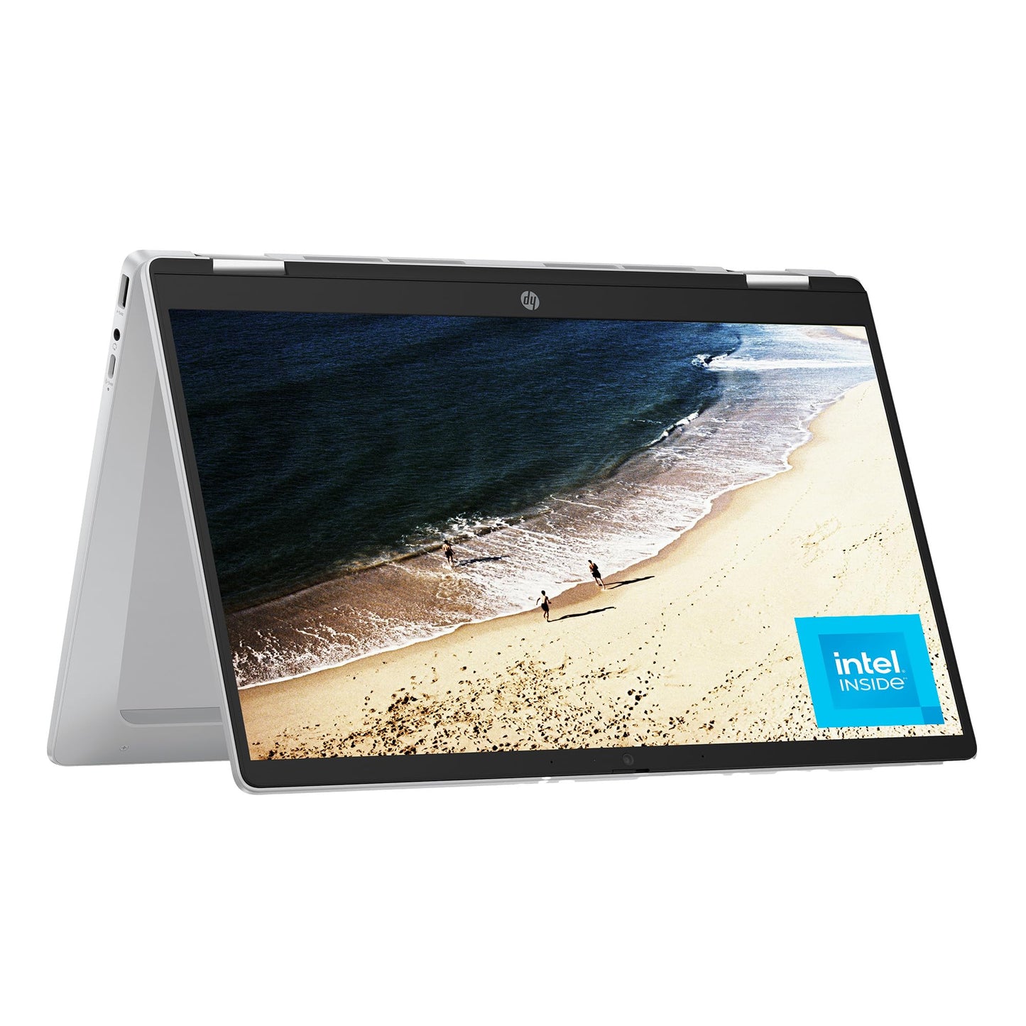 HP Chromebook 14 inch, Intel® Processor N100, 4GB RAM, 128GB UFS, HD(1366 x 768), Anti-Glare, HP True Vision 720p HD Camera w Privacy Shutter, Dual-Array mic, ChromeOS, Chalkboard Grey (14a-nf0036ca)