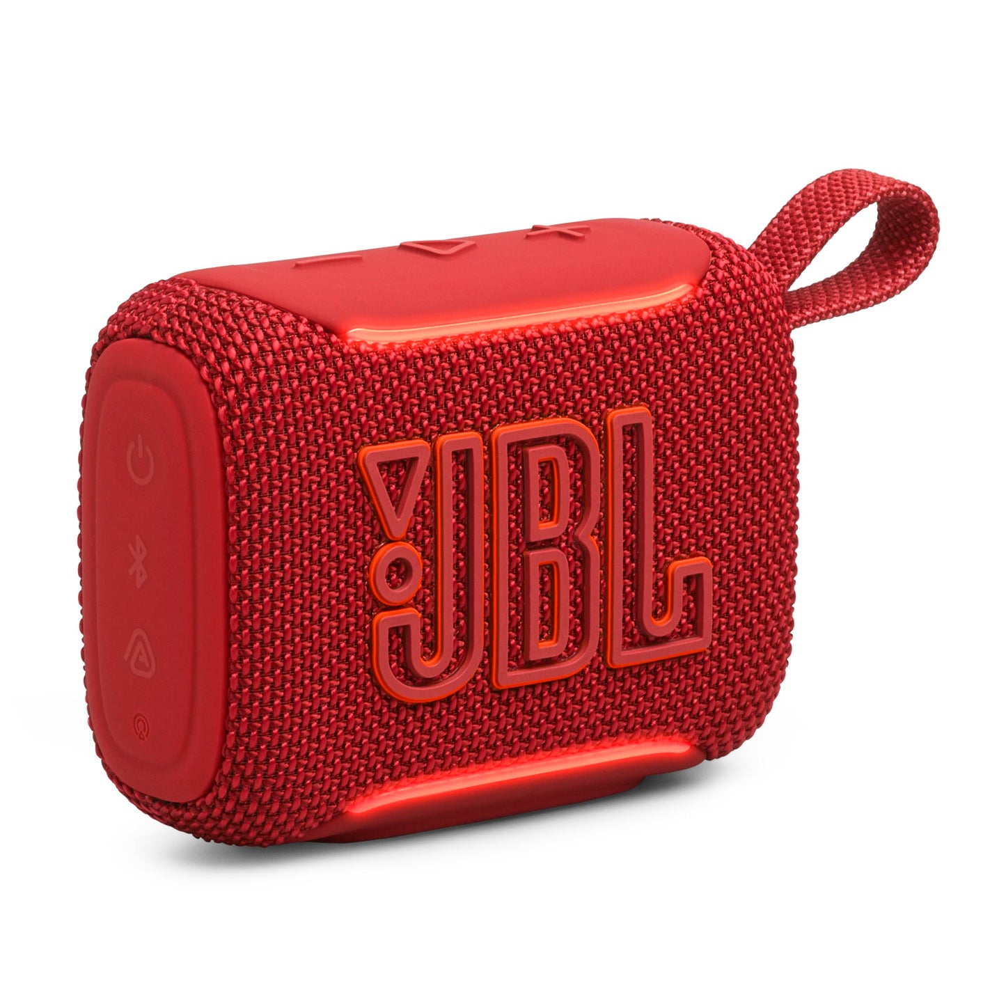 JBL Go 5 - Ultra-Portable Waterproof & Drop-Proof Speaker with JBL Legendary Sound & Ambient Edge Lighting, AirTouch Instant Stereo Pairing or Link Multiple Compatible Speakers via Auracast™ (Pink)