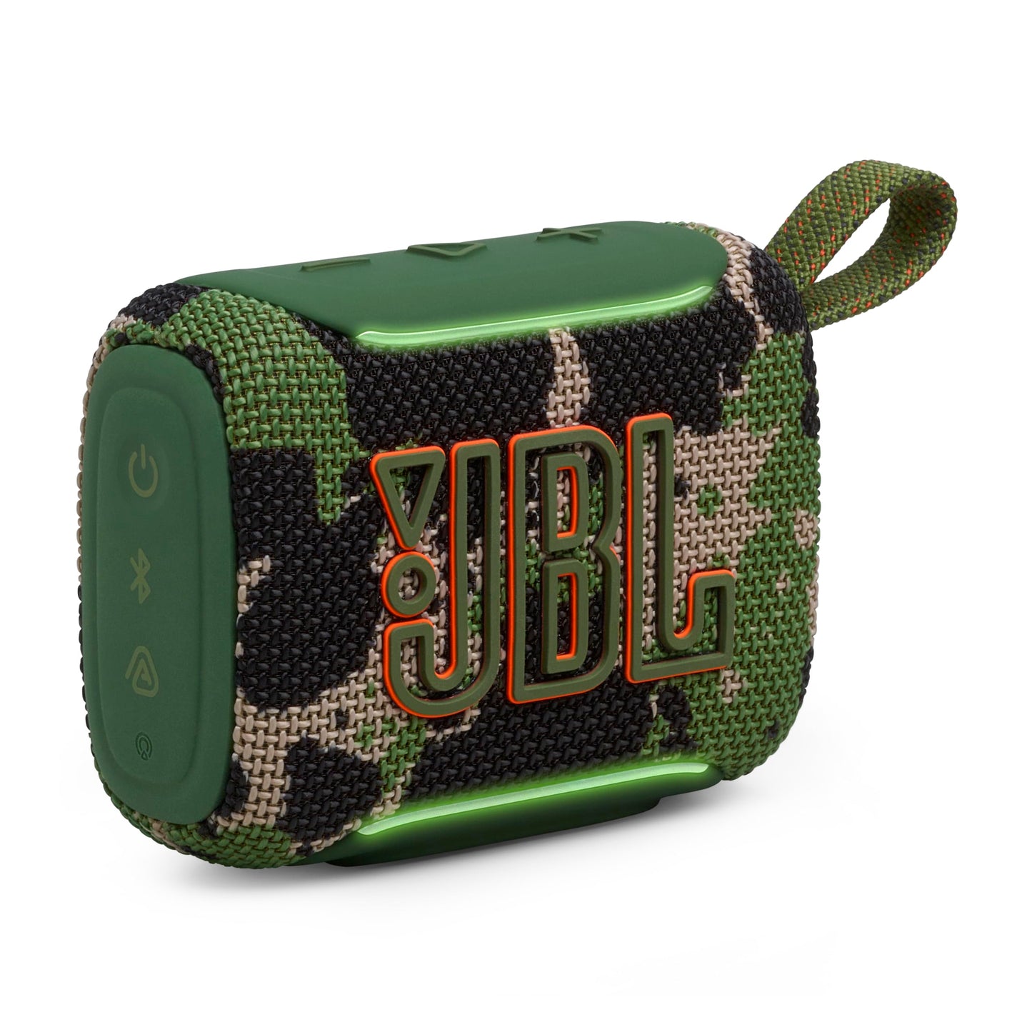 JBL Go 5 - Ultra-Portable Waterproof & Drop-Proof Speaker with JBL Legendary Sound & Ambient Edge Lighting, AirTouch Instant Stereo Pairing or Link Multiple Compatible Speakers via Auracast™ (Pink)