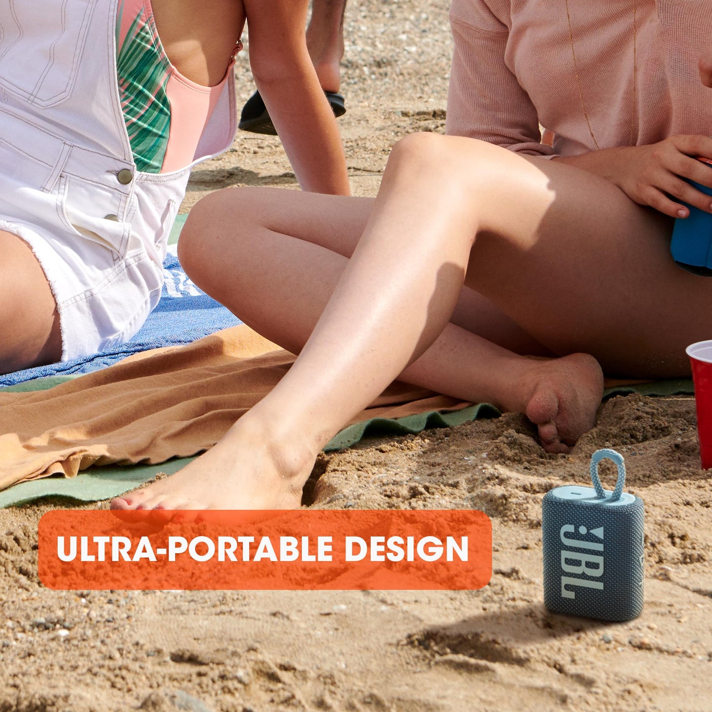 JBL Go 4 - Ultra-Portable, Waterproof and Dustproof Bluetooth Speaker, 7-Hour Built-in Battery, Made in Part with Recycled Materials (Black)