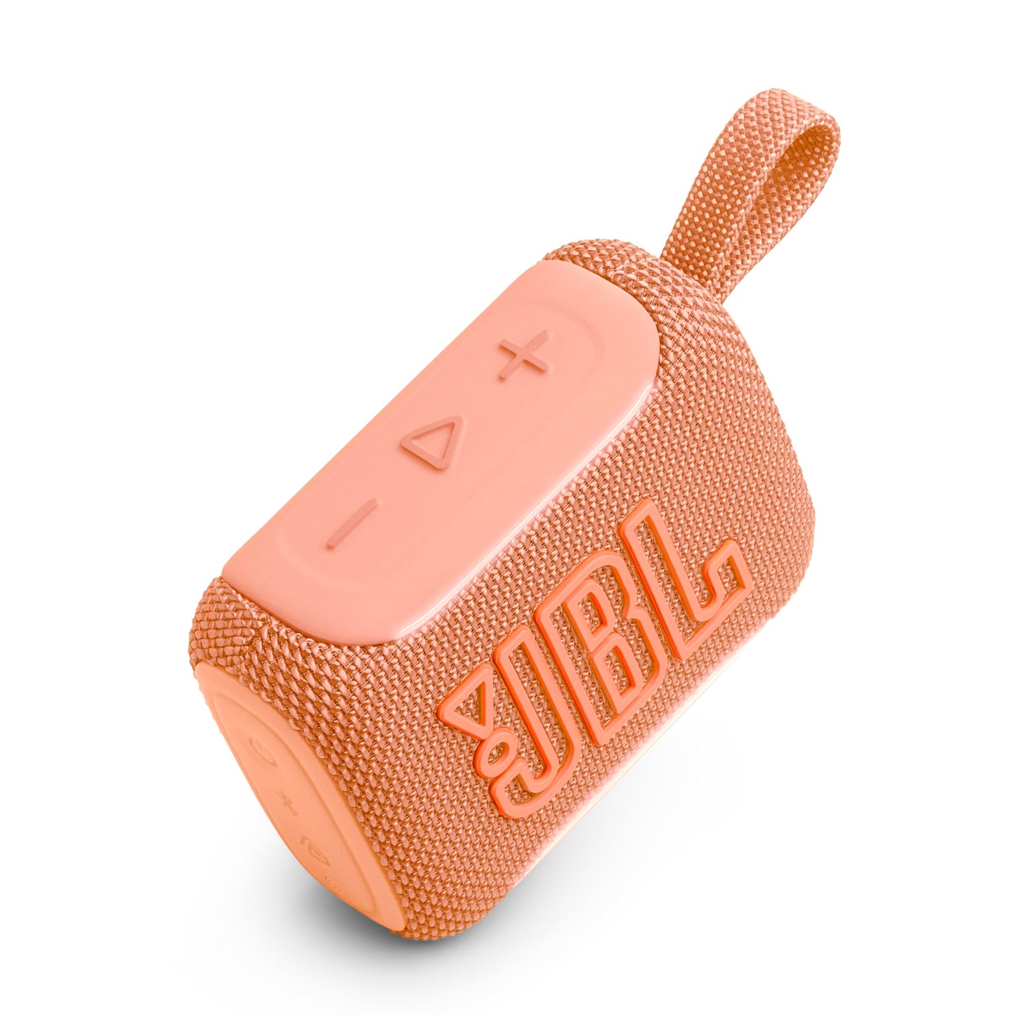 JBL Go 5 - Ultra-Portable Waterproof & Drop-Proof Speaker with JBL Legendary Sound & Ambient Edge Lighting, AirTouch Instant Stereo Pairing or Link Multiple Compatible Speakers via Auracast™ (Pink)