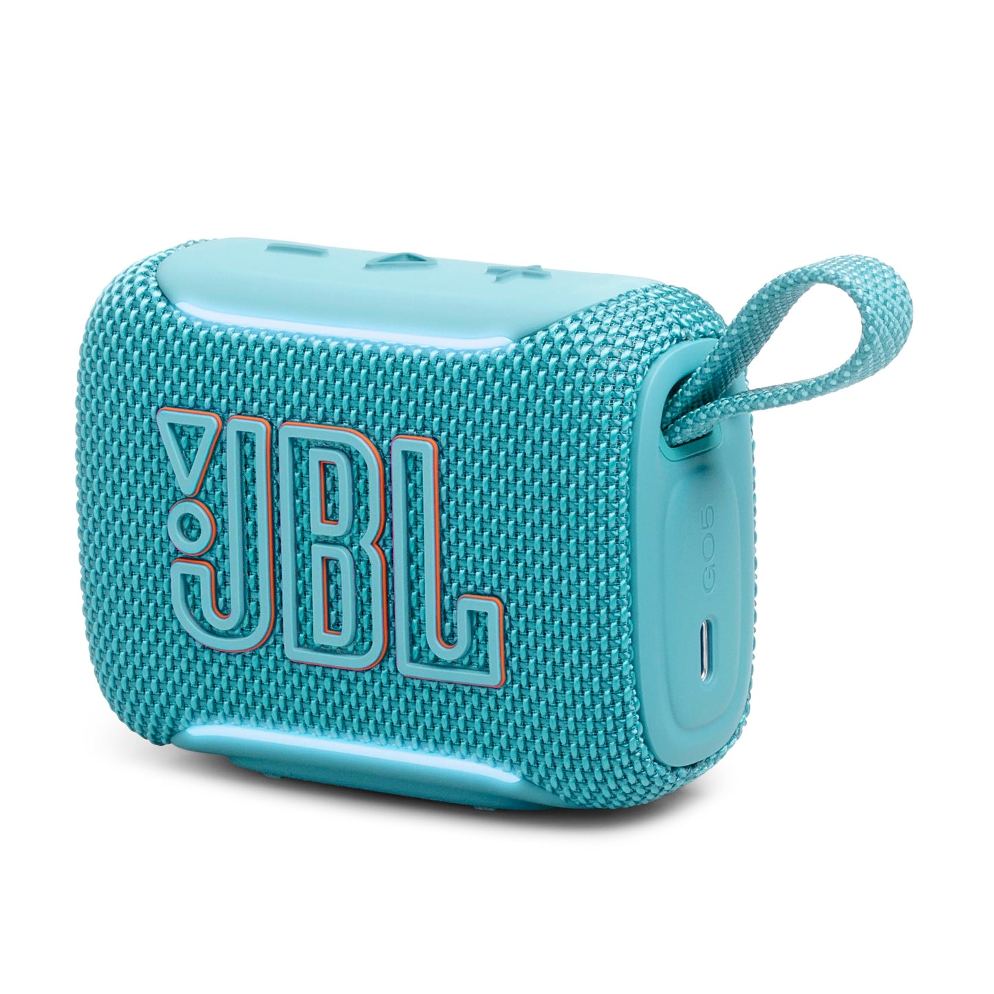 JBL Go 5 - Ultra-Portable Waterproof & Drop-Proof Speaker with JBL Legendary Sound & Ambient Edge Lighting, AirTouch Instant Stereo Pairing or Link Multiple Compatible Speakers via Auracast™ (Pink)