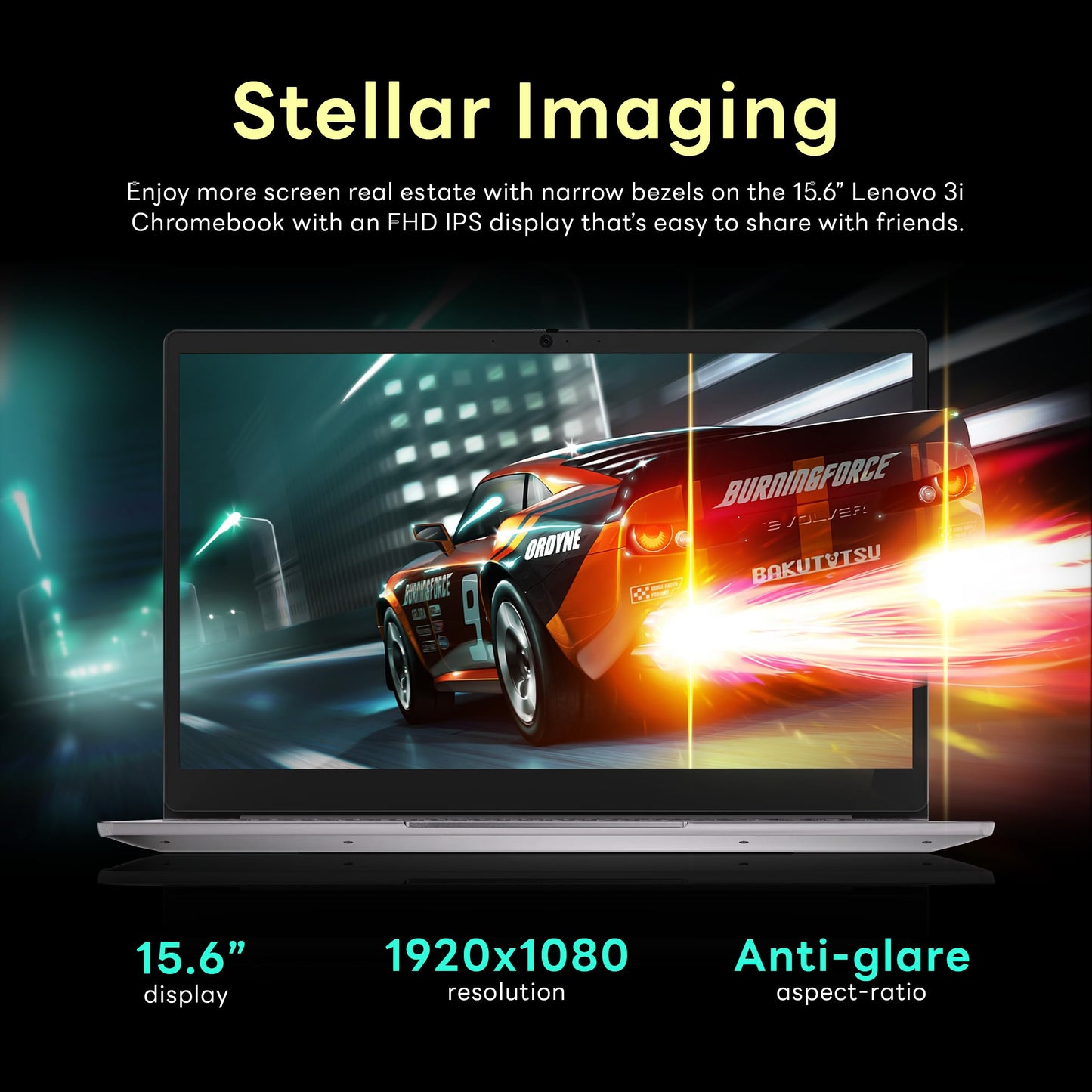 Lenovo Slim 3 Chromebook, 14″ FHD IPS Touchscreen Laptop, 8-Core MediaTek Kompanio 520 Processor, 4GB RAM, 224GB Storage (64GB eMMC+160GB Docking Station Set), WiFi 6, Chrome OS, Abyss Blue