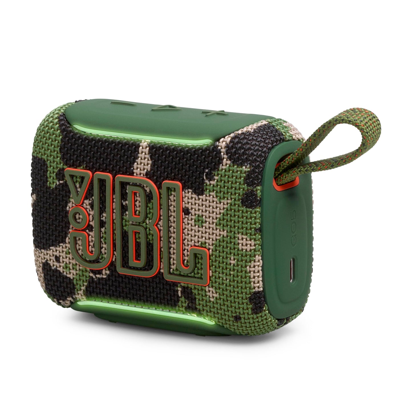 JBL Go 5 - Ultra-Portable Waterproof & Drop-Proof Speaker with JBL Legendary Sound & Ambient Edge Lighting, AirTouch Instant Stereo Pairing or Link Multiple Compatible Speakers via Auracast™ (Pink)