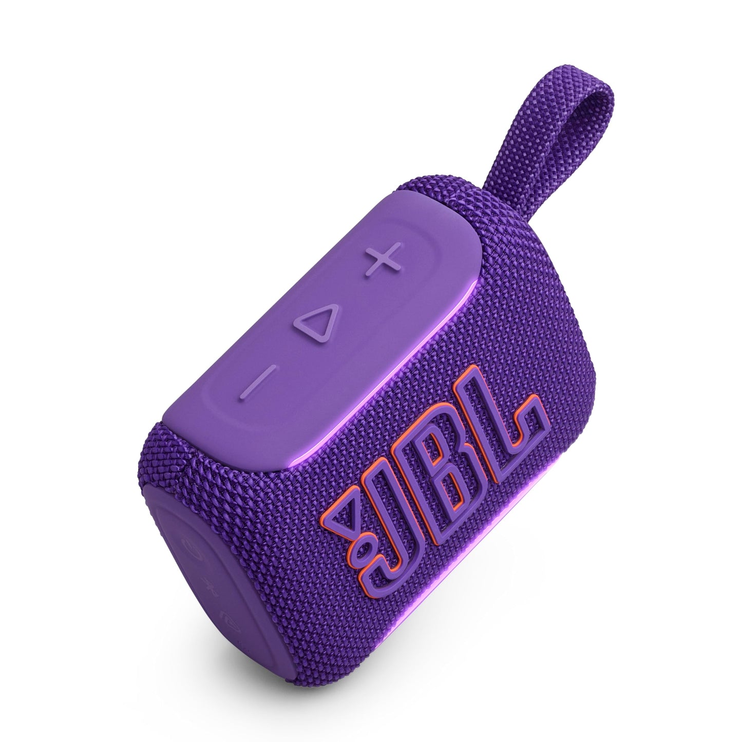 JBL Go 5 - Ultra-Portable Waterproof & Drop-Proof Speaker with JBL Legendary Sound & Ambient Edge Lighting, AirTouch Instant Stereo Pairing or Link Multiple Compatible Speakers via Auracast™ (Pink)