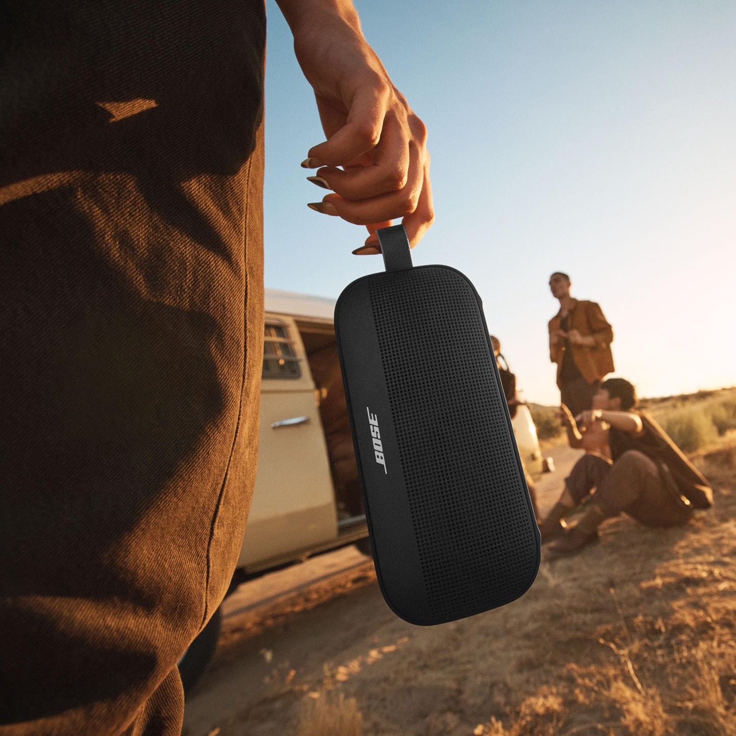 Bose SoundLink Flex Bluetooth Speaker (2nd Gen) - Portable Outdoor Speaker with Hi-Fi Audio, Waterproof and Dustproof, USB-C, Up to 12 Hours Battery Life, Fog Grey