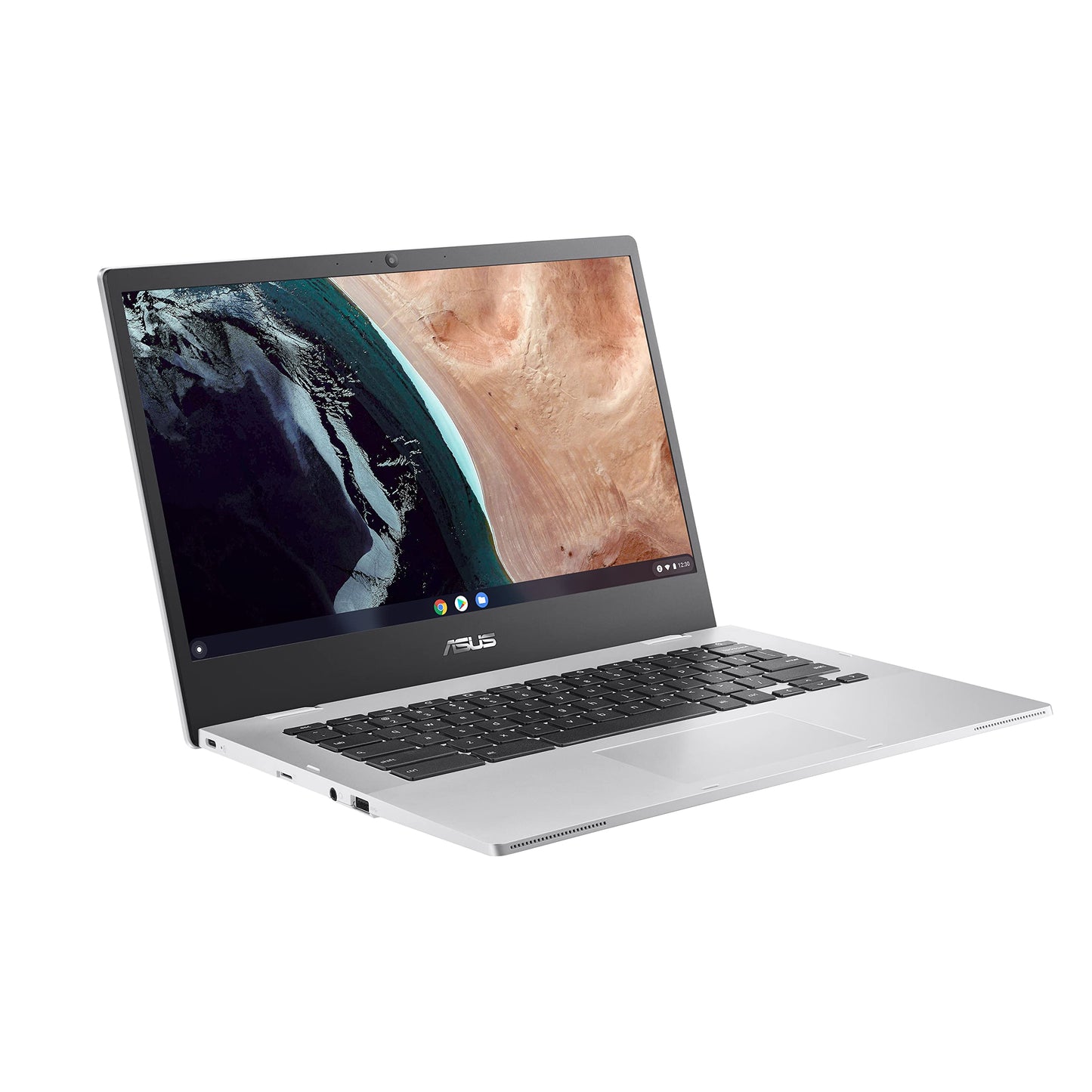 ASUS Chromebook CX1 14" FHD Laptop, Intel Celeron N4500, 4GB RAM, 224GB Storage (64GB eMMC+160GB Docking Station Set), Intel UHD Graphics, HD Camera, WiFi 6, Chrome OS, Silver