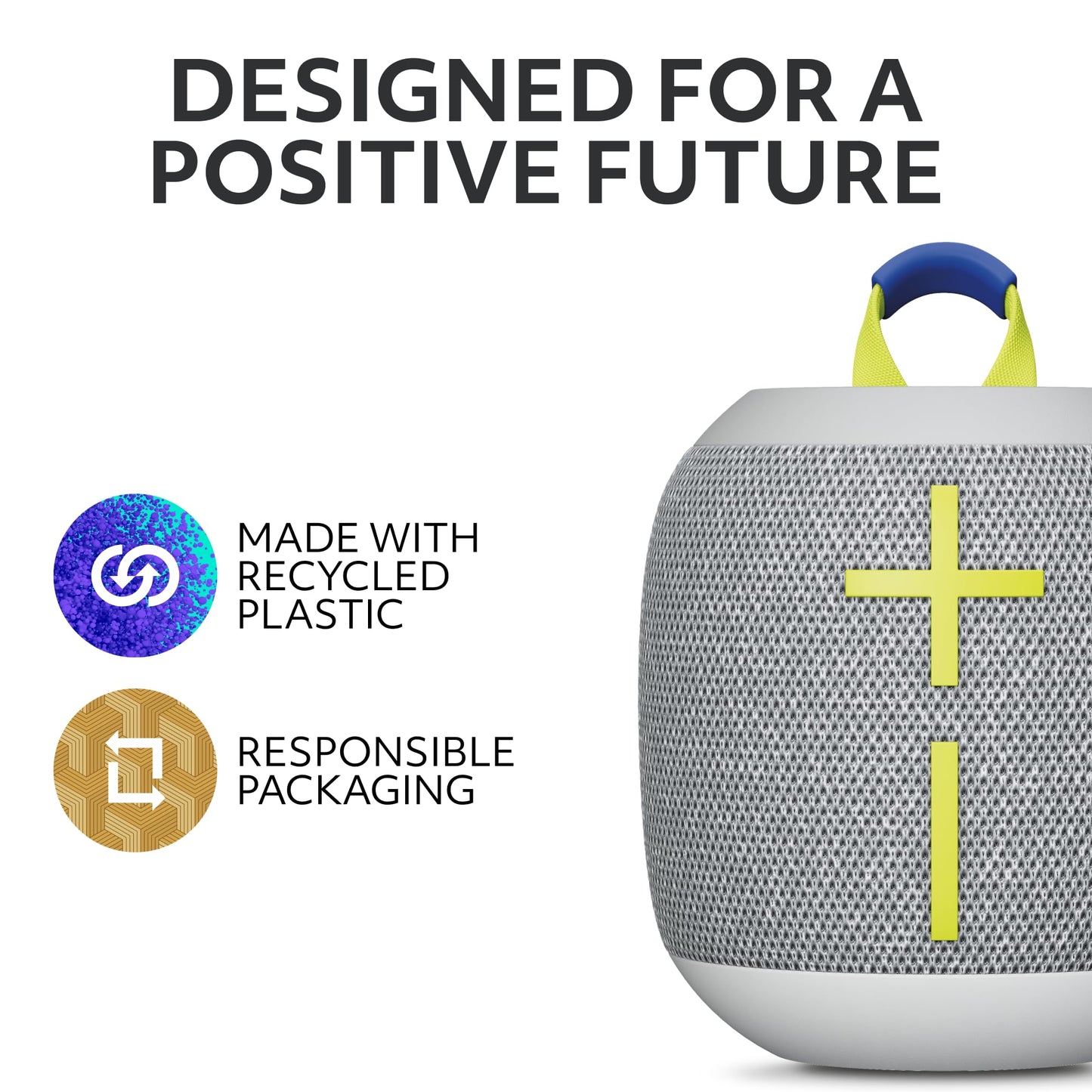 Ultimate Ears WONDERBOOM 4 Portable Waterproof Bluetooth Speaker with Big Bass and 360-Degree Sound, Dustproof Floating Speaker with 131ft (40m) Range - Black