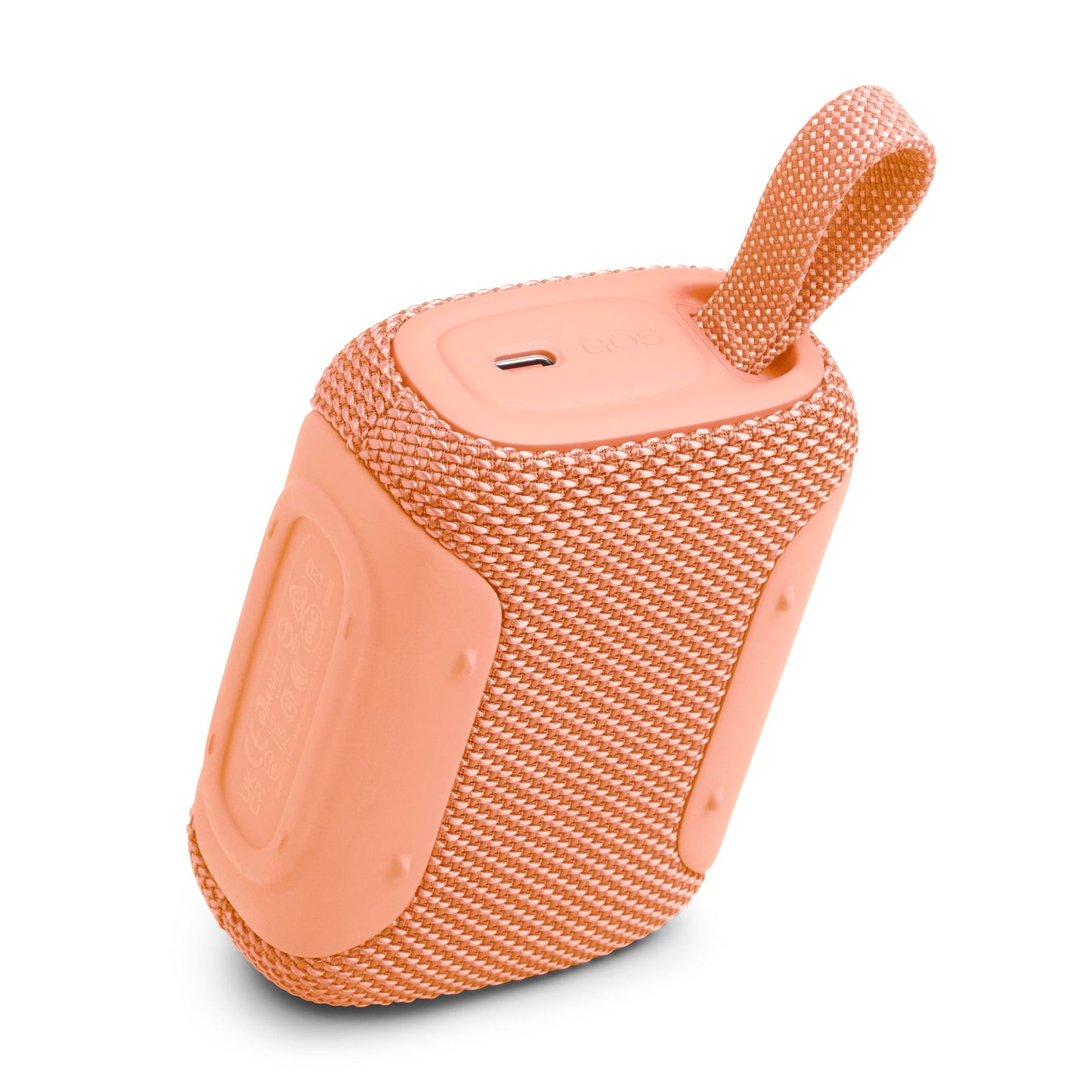JBL Go 5 - Ultra-Portable Waterproof & Drop-Proof Speaker with JBL Legendary Sound & Ambient Edge Lighting, AirTouch Instant Stereo Pairing or Link Multiple Compatible Speakers via Auracast™ (Pink)