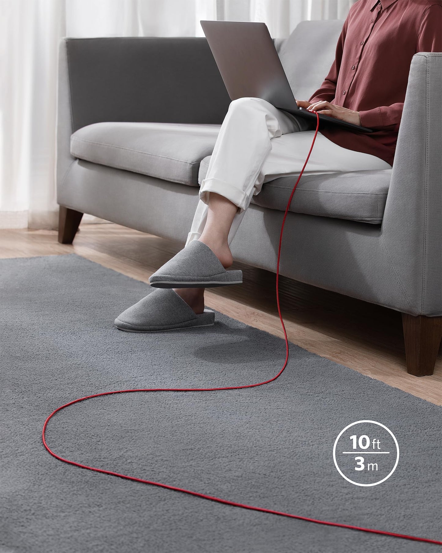Anker USB C to USB C Cable (6FT, 2Pack), 100W USB C Charger Cord Fast Charging for iPhone 17/16 Series,MacBook Pro 2020,Pixel and More