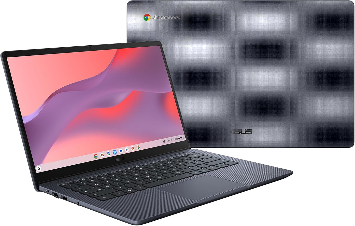 ASUS Chromebook CX14 Touchscreen Laptop, 14" Full HD NanoEdge Touchscreen Display, Intel Celeron N4500, 128GB eMMC, 8GB RAM, ChromeOS, Quite Blue, CX1405CKA-AS02T-CB