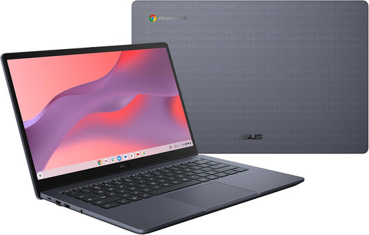 ASUS Chromebook CX14 Touchscreen Laptop, 14" Full HD NanoEdge Touchscreen Display, Intel Celeron N4500, 128GB eMMC, 8GB RAM, ChromeOS, Quite Blue, CX1405CKA-AS02T-CB