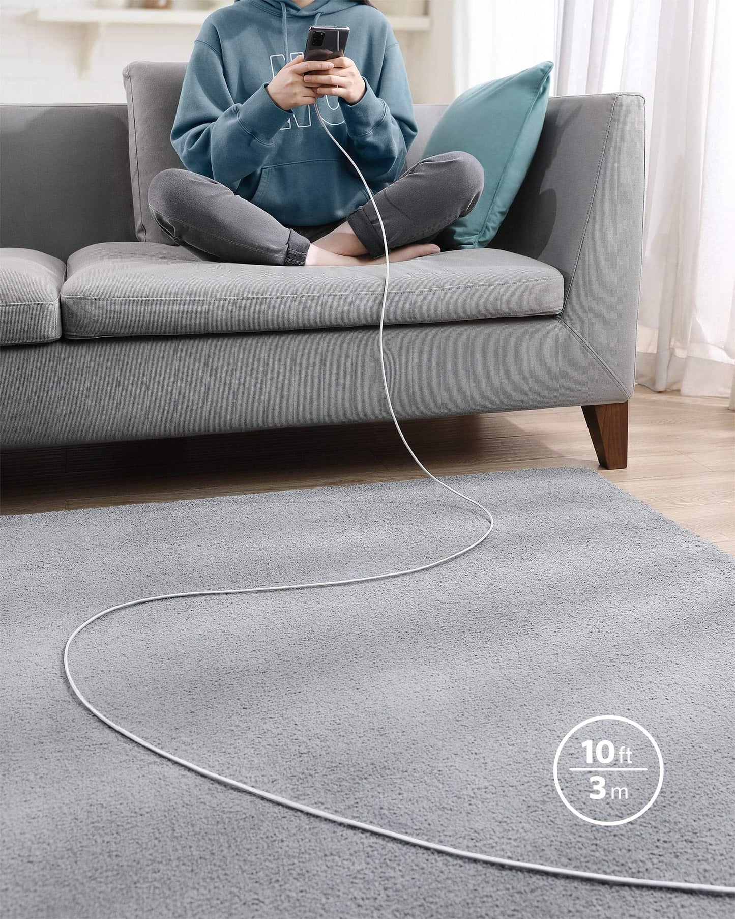 Anker USB C to USB C Cable (6FT, 2Pack), 100W USB C Charger Cord Fast Charging for iPhone 17/16 Series,MacBook Pro 2020,Pixel and More