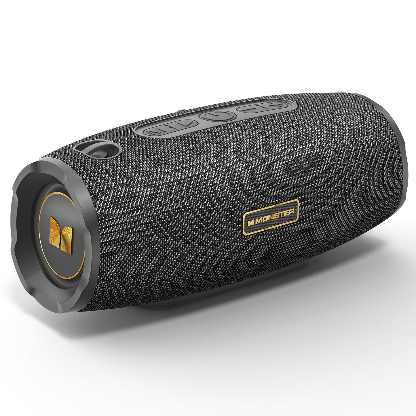 Monster S380 Bluetooth Speaker, Portable Speaker with 40W Stereo Sound, Bluetooth 6.0, 20H Playtime, IPX6 Waterproof, TWS Pairing, Support AUX/TF Card, Wireless Speaker for Party, Travel, Outdoor