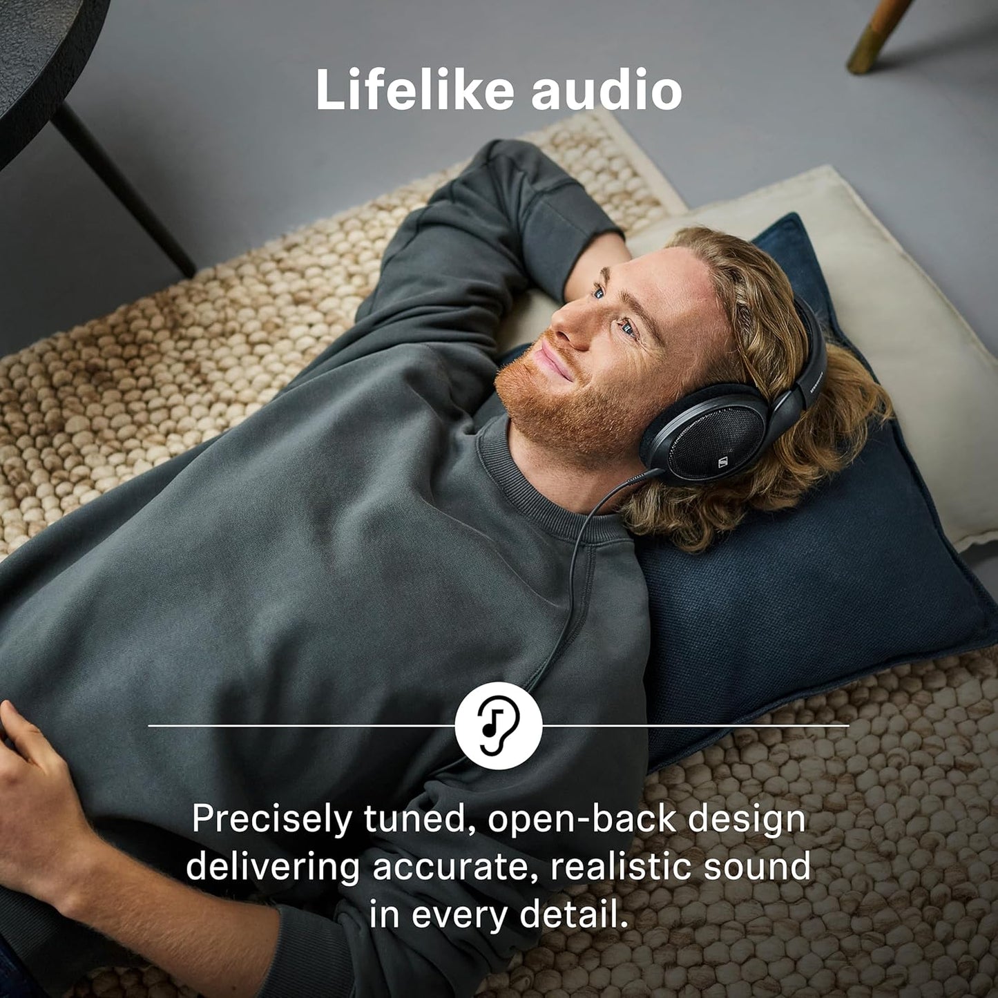 Sennheiser HD 560S - Wired Over-The-Ear Audiophile Headphones, Neutral Frequency Response, Open-Back, Detachable Cable, Black