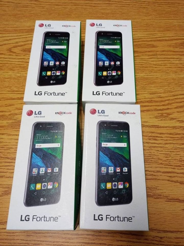 LG Fortune : GSM, UMTS, LTE GSM 850/900/1800/1900 MHz, UMTS Bands 2/4/5, LTE Bands 2/4/5/12