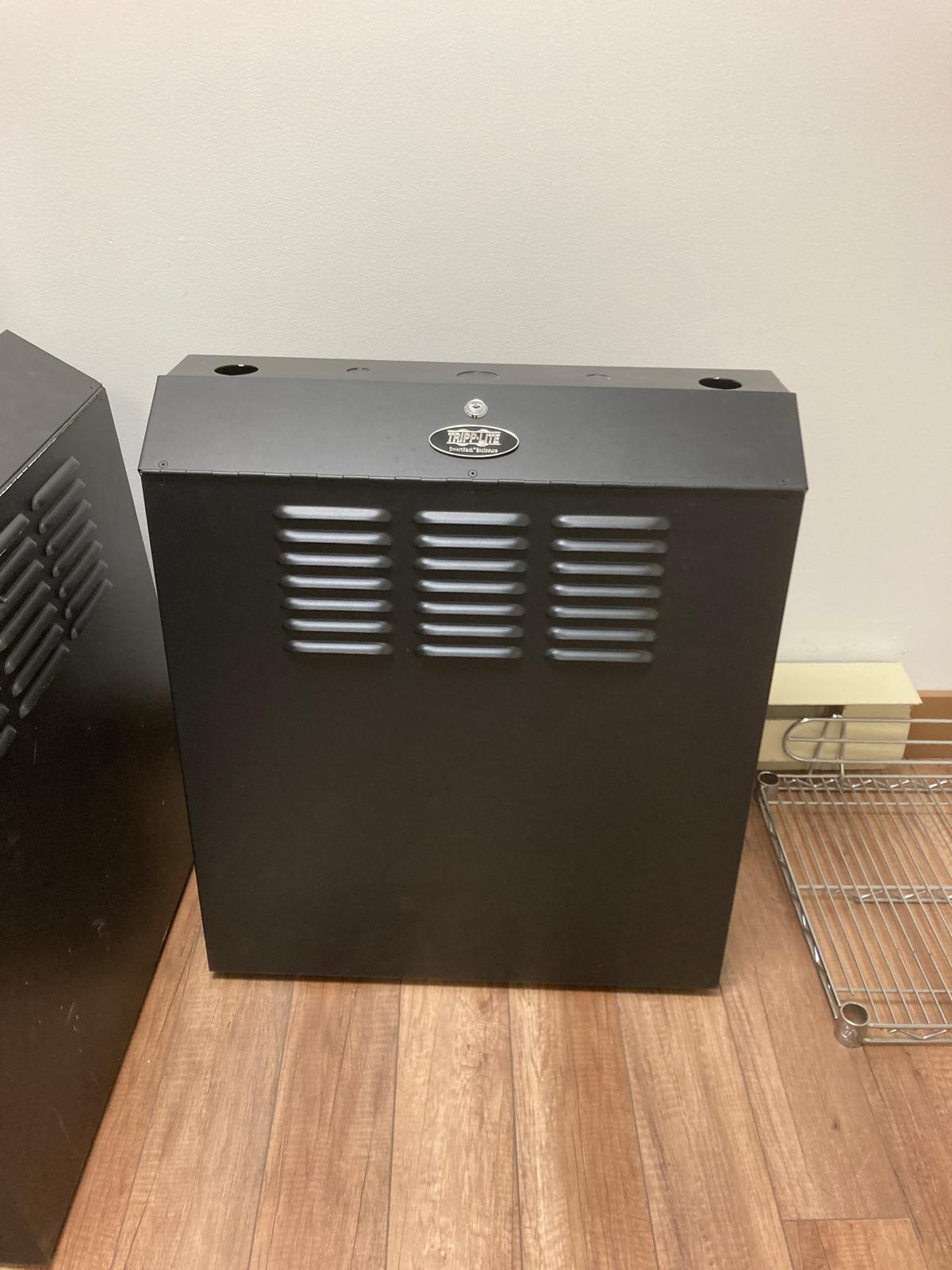 Tripp Lite Series 4U Wall Mount Low Profile Secure Rack Enclosure Cabinet Vertical - rack - 4U