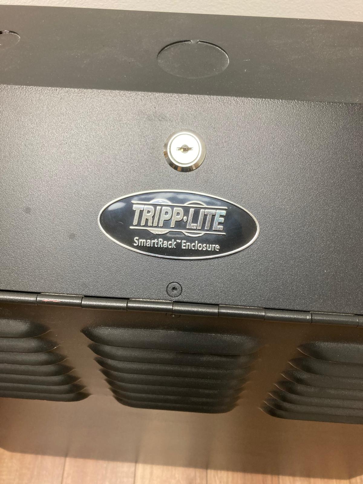 Tripp Lite Series 4U Wall Mount Low Profile Secure Rack Enclosure Cabinet Vertical - rack - 4U