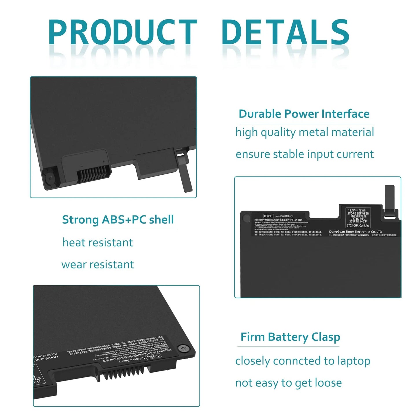 CS03XL Battery for HP Elitebook 840 848 850 745 755 G3 G4 ZBook 15u G3 G4 Series Laptop fits HSTNN-UB6S 800231-141 800513-001