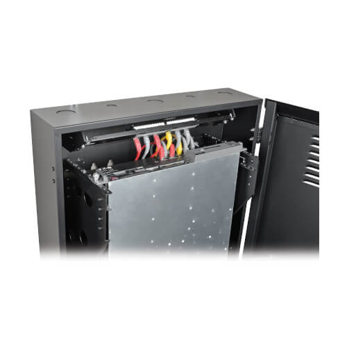 Tripp Lite Series 4U Wall Mount Low Profile Secure Rack Enclosure Cabinet Vertical - rack - 4U